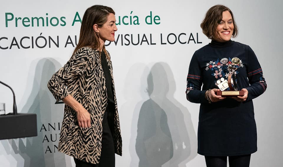 Marta Olea, directora general de Comunicación Social en la entrega de premios de la pasada edición.